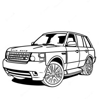 Page A Colorier De Range Rover De Luxe 34413-28672