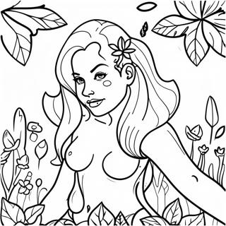 Page A Colorier Ivy Poison Dans Un Jardin 34463-28711