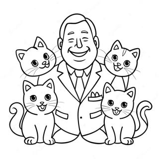 Page A Colorier Maire Humdinger Avec Des Chatons 34473-28717