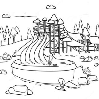 Page A Colorier Parc Aquatique Great Wolf Lodge 34563-28790