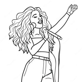 Page A Colorier De Sza En Performance Sur Scene 34573-28800