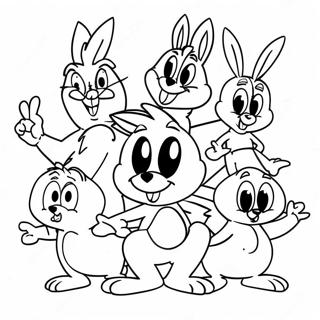 Page A Colorier Des Personnages De Looney Tunes 34603-28821