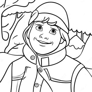 Page A Colorier De Kristoff En Tenue Dhiver 34653-28861