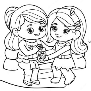 Page A Colorier Lego Friends 3479-2827