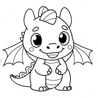 Page A Colorier Dragon Kawaii 34853-29012