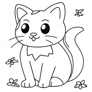 Chat Pokemon Pages À Colorier