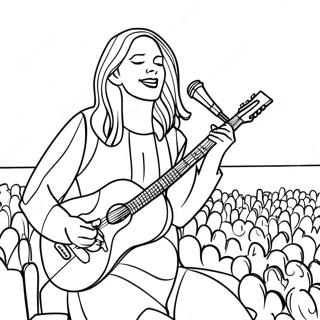 Page A Colorier Lainey Wilson En Concert 34934-29077