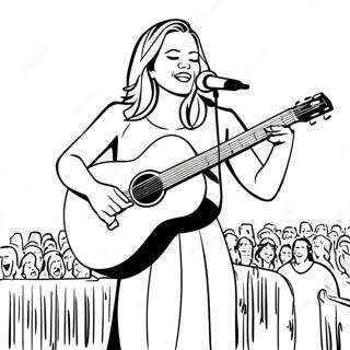 Page A Colorier Lainey Wilson En Concert 34934-29080