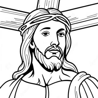 Page A Colorier Jesus Sur La Croix 34943-29082