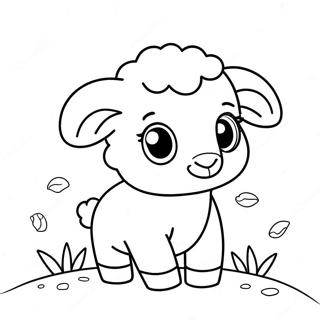 Page A Colorier De Mignonnes Bebes Moutons 3500-2845