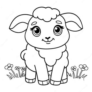 Page A Colorier De Mignonnes Bebes Moutons 3500-2847