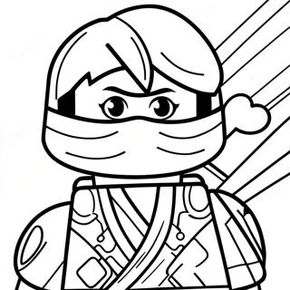 Zane Ninjago Pages À Colorier