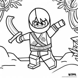 Page A Colorier Zane Ninjago 35093-29206