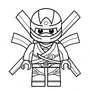 Page A Colorier Zane Ninjago 35093-29208