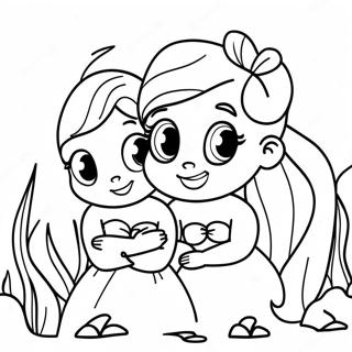 Page A Colorier Ariel Et Melody 35103-29215