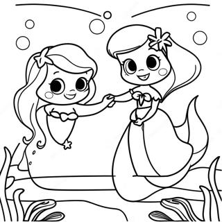 Page A Colorier Ariel Et Melody 35103-29216