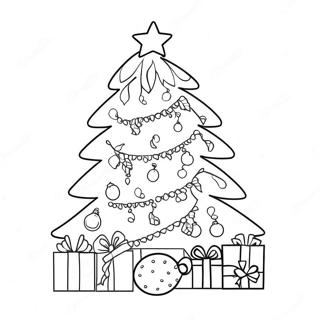 Page A Colorier Arbre De Noel Festif 35124-29236