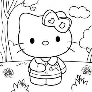 Hello Kitty Et Ses Amis Pages À Colorier