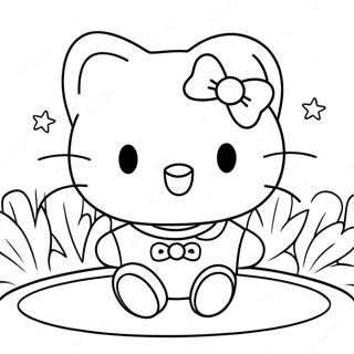 Page A Colorier Hello Kitty Et Amis Mignons 35164-29267