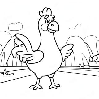 Page A Colorier Personnages Droles De Chicken Run 35174-29273