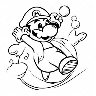 Mario Football Pages À Colorier