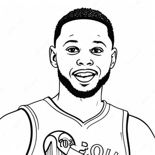 Steph Curry Pages À Colorier