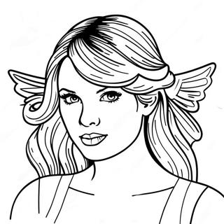 Taylor Swift Evermore Pages À Colorier