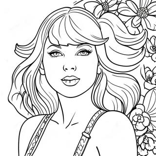 Page A Colorier Taylor Swift Evermore 35273-29350