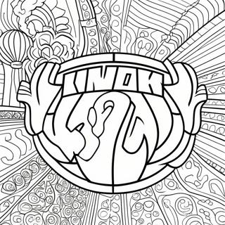 Page A Colorier Du Logo Des New York Knicks 35364-29426