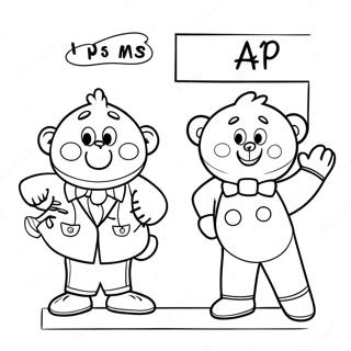 Page A Colorier Duo Abc Amusant 35374-29434