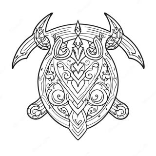 Page A Colorier Du Logo De Skyrim 35403-29454