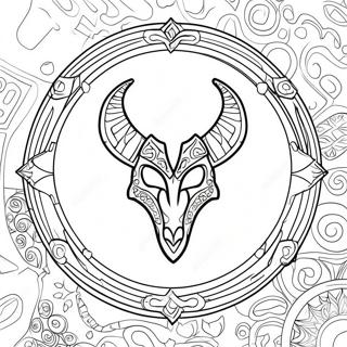 Page A Colorier Du Logo De Skyrim 35403-29455