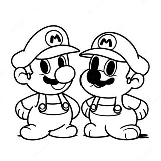 Page A Colorier De Laventure De Cappy Et Mario 3540-2877