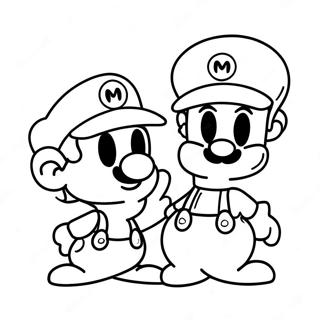 Page A Colorier De Laventure De Cappy Et Mario 3540-2878