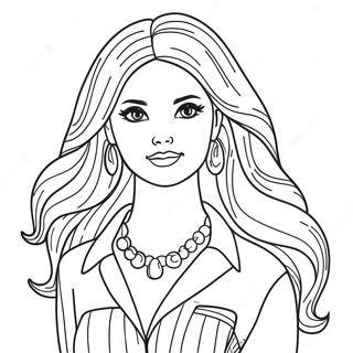 Page A Colorier Barbie Fashion 35413-29463