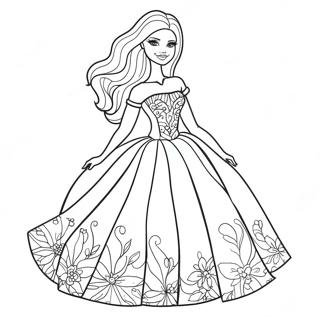 Page A Colorier Barbie Fashion 35413-29464