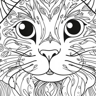 Page A Colorier Visage De Chat 35423-29471