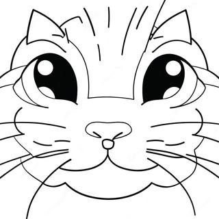 Page A Colorier Visage De Chat Mignon 35424-29475