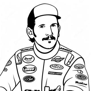 Dale Earnhardt Pages À Colorier