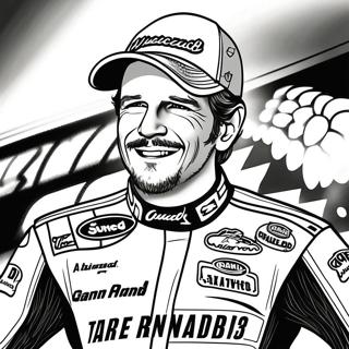 Page A Colorier De Dale Earnhardt 35513-29543