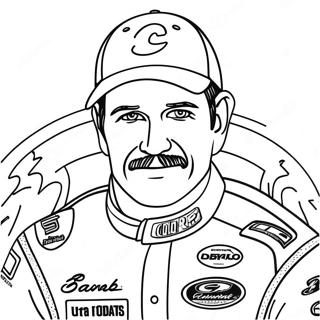 Page A Colorier De Voiture De Course De Dale Earnhardt 35514-29545