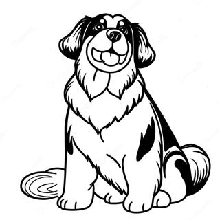 Page A Colorier De Chien De Montagne Bernois 35563-29583