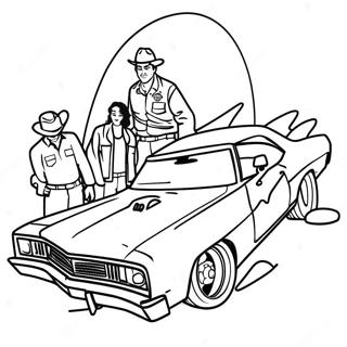 Page A Colorier Des Dukes Of Hazzard 35593-29607