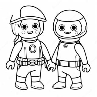 Page A Colorier Playmobil 35643-29647