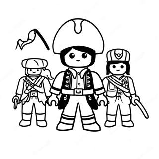 Page A Colorier Aventure Pirate Playmobil 35644-29649