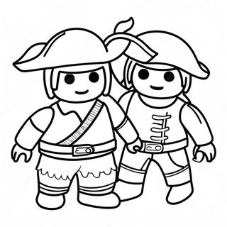 Page A Colorier Aventure Pirate Playmobil 35644-29652