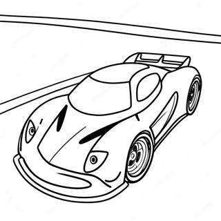 Page A Colorier De Voiture De Course Sonic Rapide 35654-29657