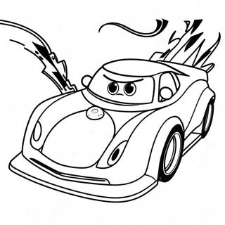 Page A Colorier De Voiture De Course Sonic Rapide 35654-29659