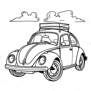 Page A Colorier Vw Coccinelle Classique 35663-29662