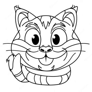 Page A Colorier Du Chat De Cheshire 35683-29678